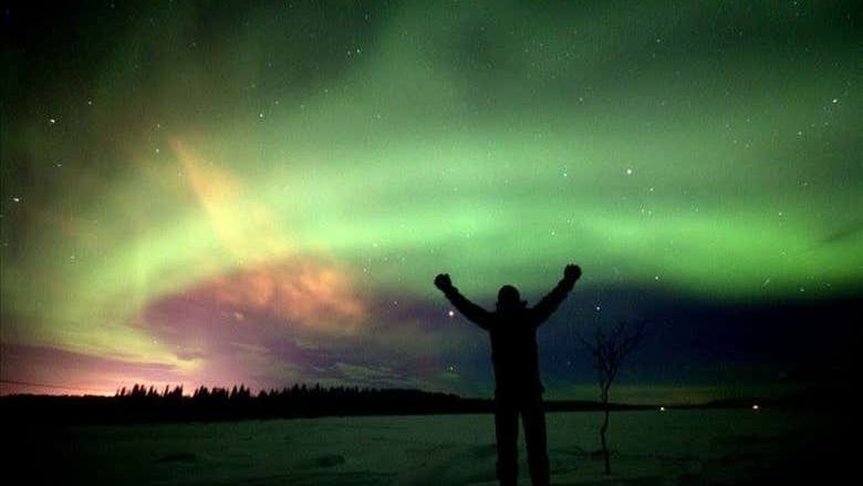 Kiruna Northern Lights Chase Through the Snowy Forests (1/7)