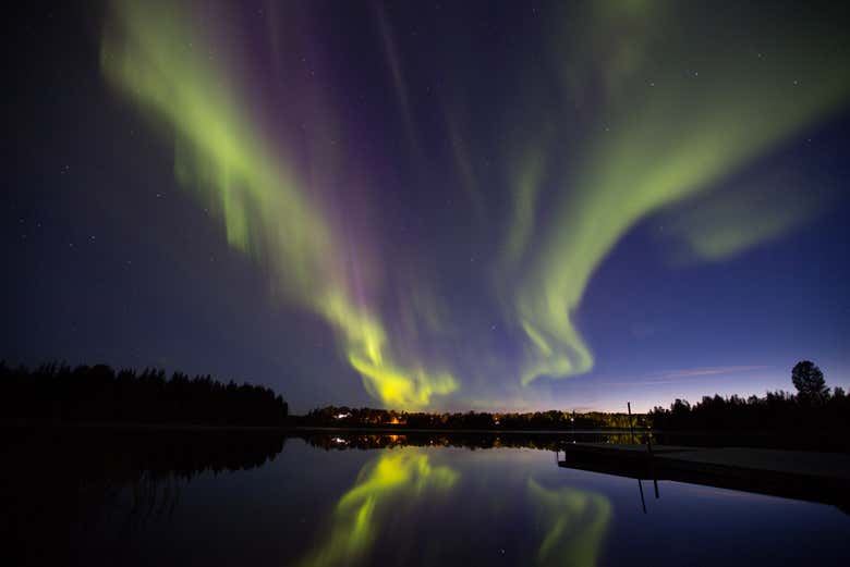 Kiruna Northern Lights Chase Through the Snowy Forests (4/7)
