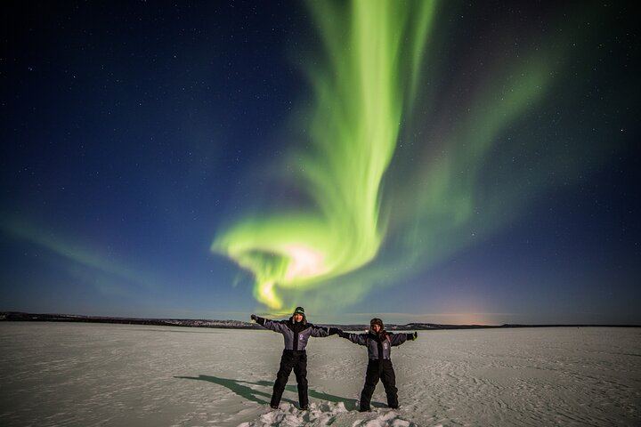 Levi Northern Lights Safari by Snowmobile (1/2)