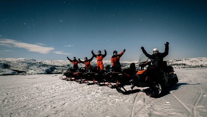 Northern Lights Adventure by Snowmobile from Alta (3/3)