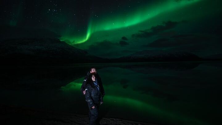 Northern Lights Adventure from Tromso in a Mercedes 4x4, Max 8 Guests (1/12)