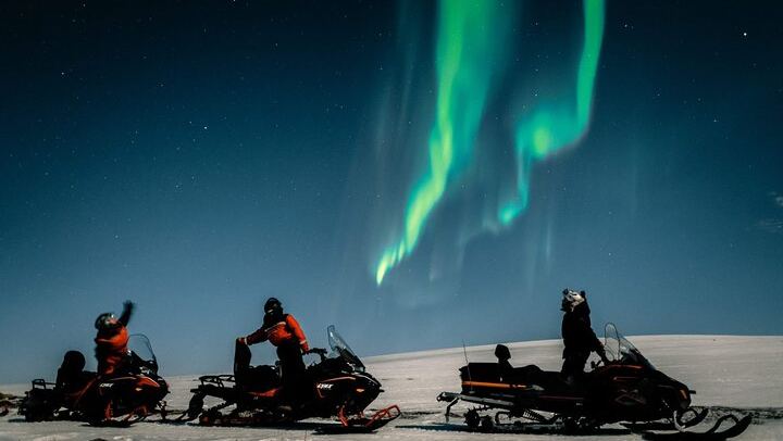 Northern Lights Adventure by Snowmobile from Alta (2/3)