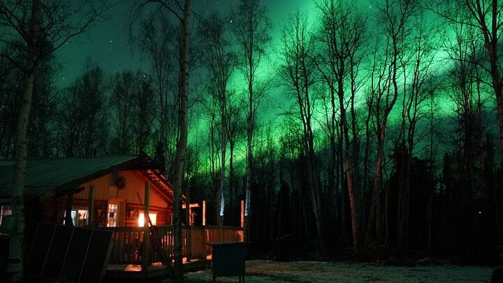 Fairbanks Northern Lights and Aurora Photography in a Heated Geodesic Dome (2/12)