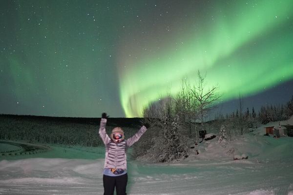 Fairbanks Northern Lights and Aurora Photography in a Heated Geodesic Dome