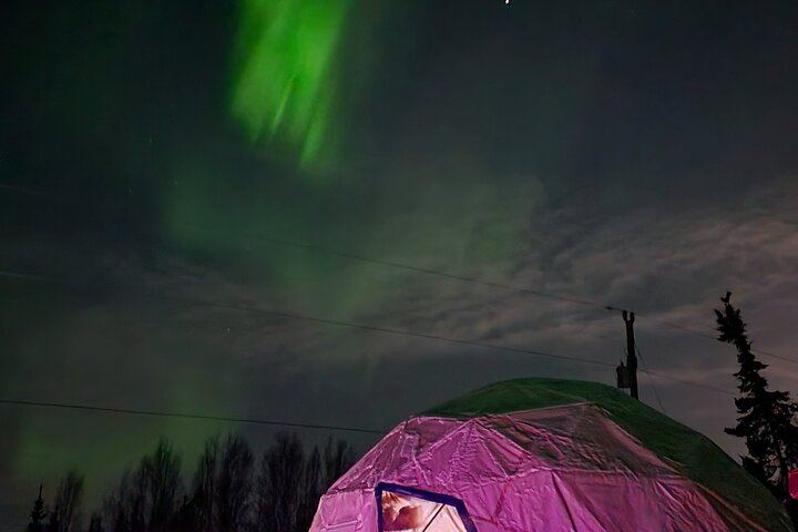 Fairbanks Northern Lights and Aurora Photography in a Heated Geodesic Dome (11/12)