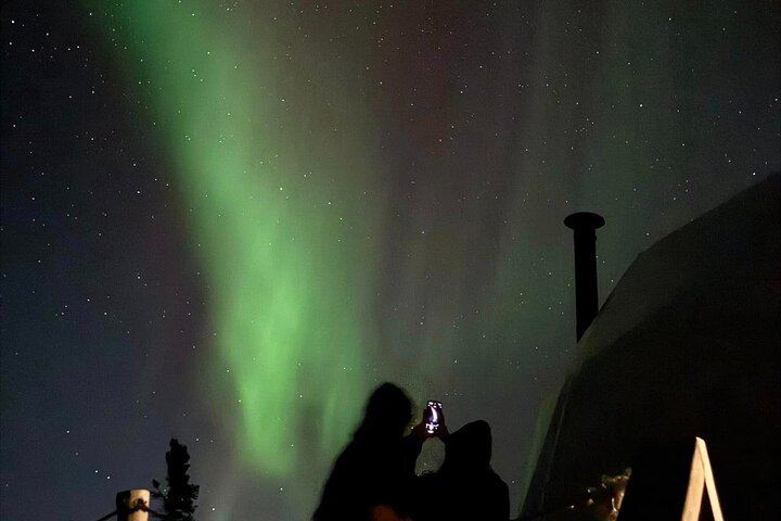 Skydome Aurora Viewing near Yellowknife with Hotel Pickup (8/12)