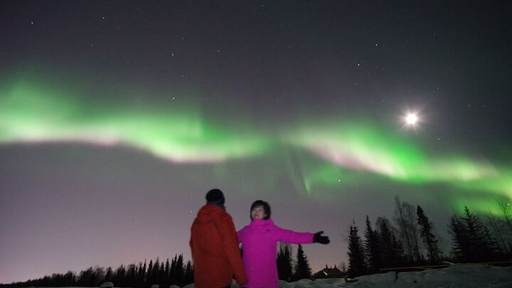 Fairbanks Aurora Chasing with a Free Photo Service (1/12)