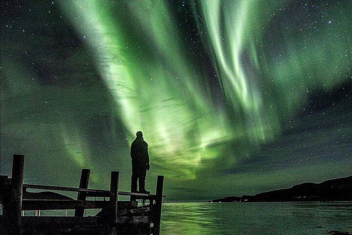 Tromso Northern Lights Minibus Chase, Small Group with Portraits (10/12)