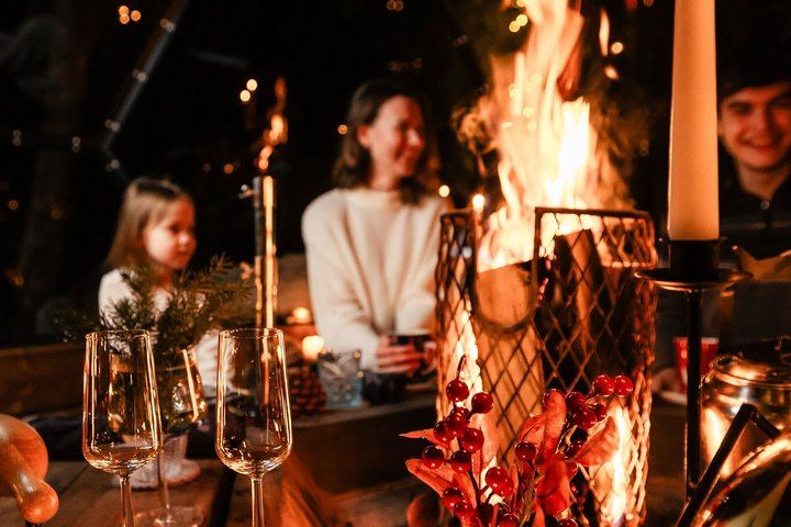 Private Glass Igloo Dinner with Choice of Menu and Snowmobile Aurora Safari (12/12)