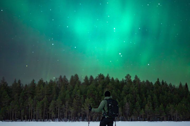 Chasse aux aurores en minibus au départ de Rovaniemi, avec feu de camp, collations et contes populaires lapons (9/9)