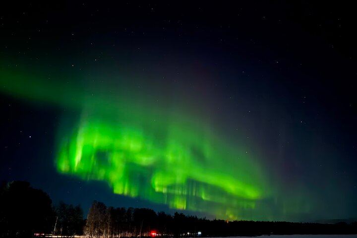 Chasse aux aurores à Rovaniemi, avec feu de camp, tarte finlandaise et jus de baies (8/12)