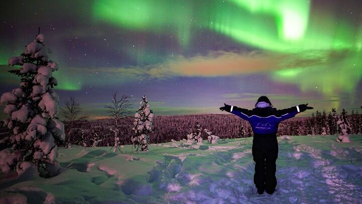 Northern Lights Wilderness Tour from Rovaniemi, Max 8 Guests