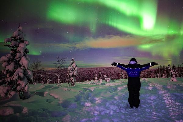 Northern Lights Wilderness Tour from Rovaniemi, Max 8 Guests