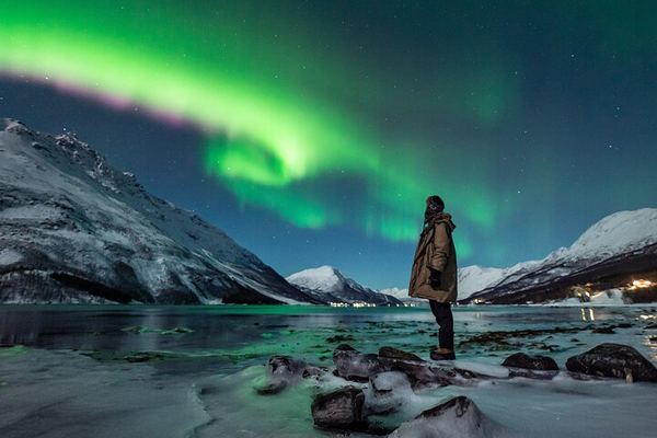 Northern Lights Minibus Chase from Tromso with Chasing Lights