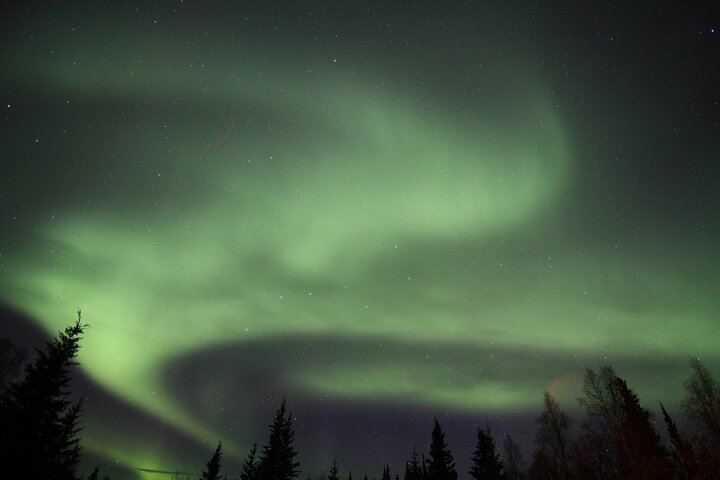 Observation des aurores boréales à Murphy Dome, près de Fairbanks (4/6)