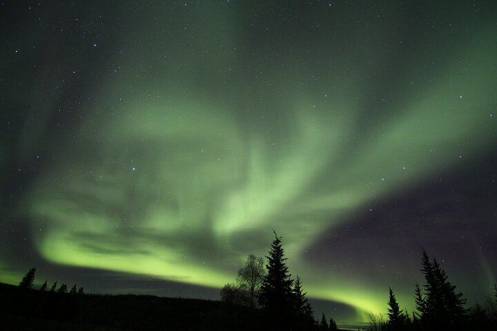 Observation des aurores boréales à Murphy Dome, près de Fairbanks (5/6)
