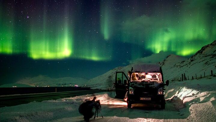 Northern Lights Photography Night in the Countryside near Akureyri (3/5)