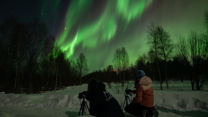 Aurora Photography Hunt from Rovaniemi with a Professional Hunter