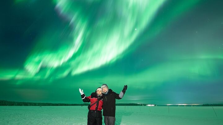 Fototour zur Beobachtung des Nordlichts ab Rovaniemi mit einem lappischen Grillbuffet (4/11)
