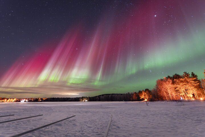 Fototour zur Beobachtung des Nordlichts ab Rovaniemi mit einem lappischen Grillbuffet (9/11)