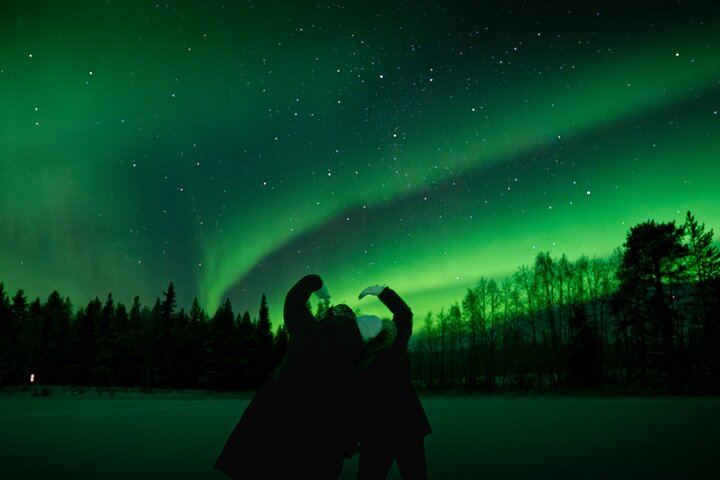 Fototour zur Beobachtung des Nordlichts ab Rovaniemi mit einem lappischen Grillbuffet (5/11)