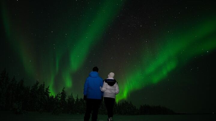 Two Hour Guided Northern Lights Tour from Rovaniemi