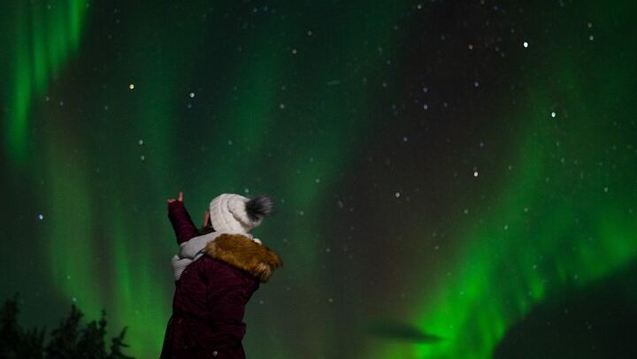 Two Hour Guided Northern Lights Tour from Rovaniemi (2/3)