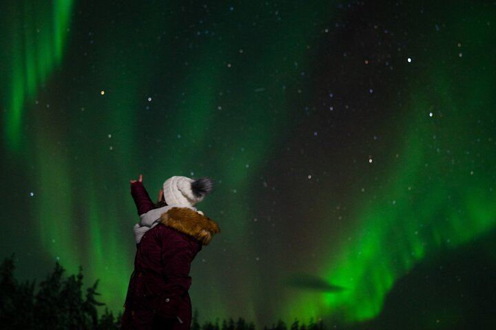 Two Hour Guided Northern Lights Tour from Rovaniemi (2/3)