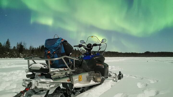 Northern Lights Snowmobile Safari from Santa Claus Village (1/4)