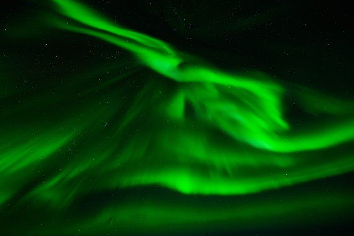 Kleine Gruppenreise zur Beobachtung des Nordlichts ab Reykjavík, inklusive Skianzüge und Fotos (1/12)