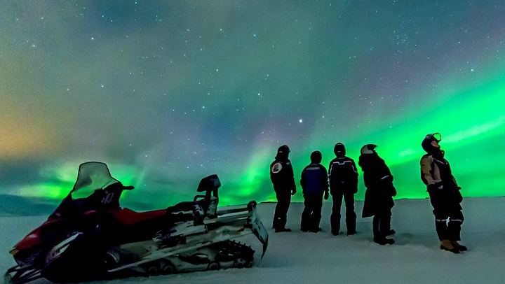 Evening Snowmobile Safari from Rovaniemi with Campfire Picnic (2/6)