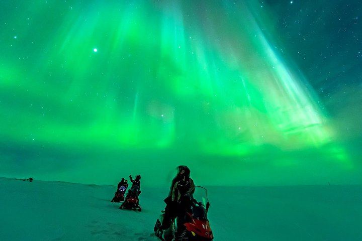 Evening Snowmobile Safari from Rovaniemi with Campfire Picnic (1/6)