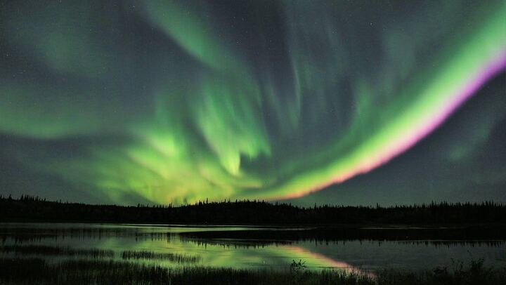 Northern Lights Bus Tour on the Ingraham Trail from Yellowknife (2/12)