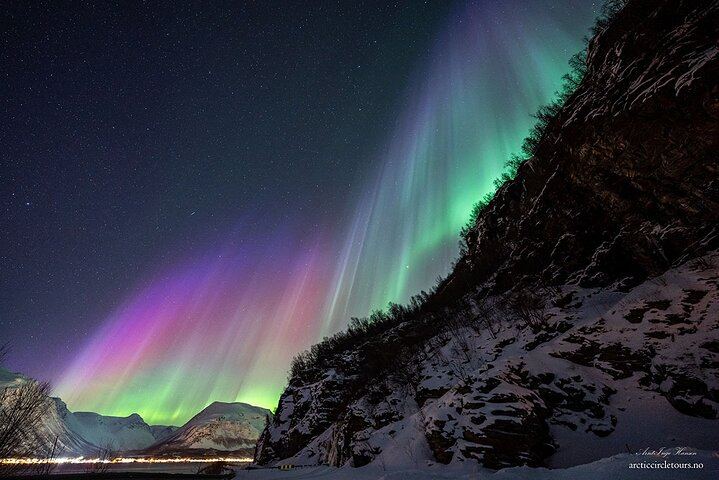 Minibus-Tour zur Beobachtung des Nordlichts in Tromsø, inklusive Skycam, Toilette, Verpflegung und Fotos (8/12)