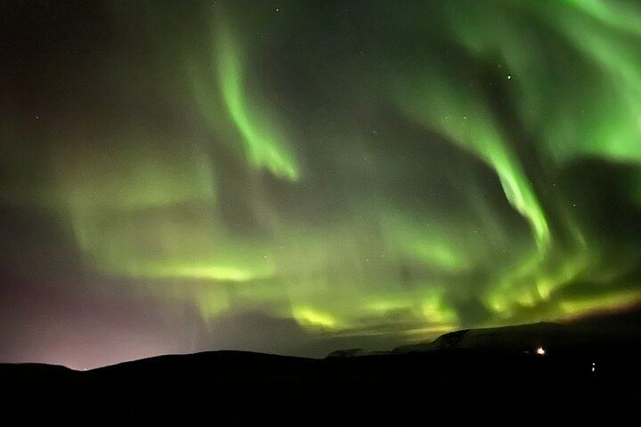 Aube boréale : excursion de groupe à Reykjavík avec un photographe dédié (6/9)
