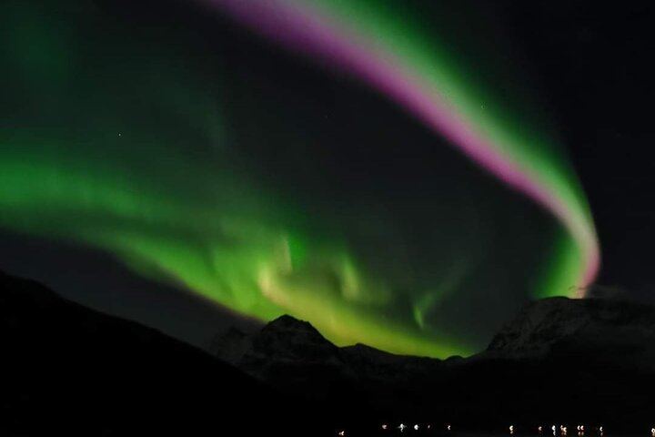 Chasse aux aurores en minibus à Tromsø, avec un guide local et un camp de base privé (6/8)