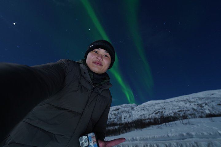 Chasse aux aurores à Tromsø, avec feu de joie, boissons chaudes et photos gratuites (3/12)