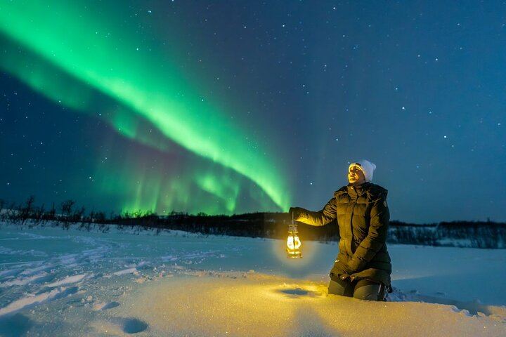 Minibus-Tour zur Beobachtung des Nordlichts in Tromsø, inklusive Skycam, Toilette, Verpflegung und Fotos (5/12)