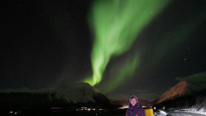 Eine Tour zur Beobachtung des Polarlichts in Tromsø, begleitet von Einheimischen aus Norwegen (1/8)