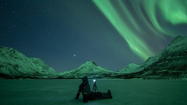 Northern Lights Expedition from Tromso for Six with an Arctic Photo Guide