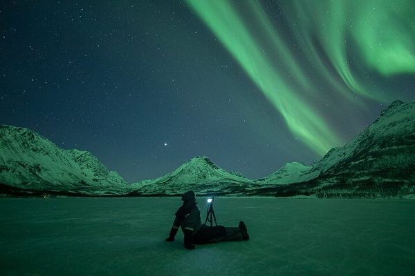 Northern Lights Expedition from Tromso for Six with an Arctic Photo Guide