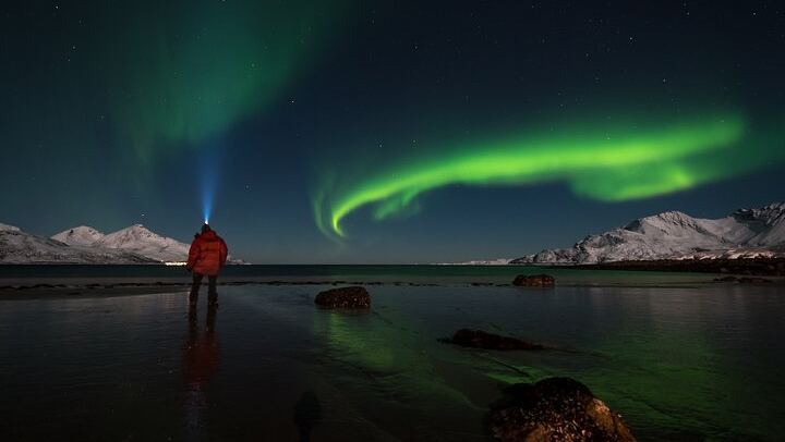 Private Northern Lights Tour near Tromso in a VIP Mercedes (1/6)