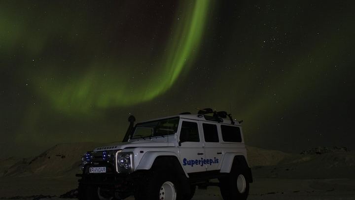 Private Superjeep Northern Lights Hunt from Reykjavík, Your Group Only
