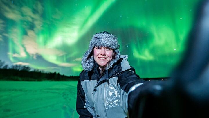 Northern Lights Photography Hunt from Levi with a Professional Guide