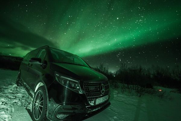 Private Northern Lights Experience from Tromso in a Mercedes