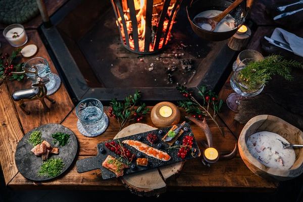 Private Glass Igloo Dinner and Aurora Safari by Snowmobile or ATV