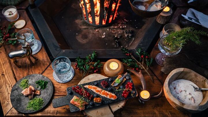 Private Glass Igloo Dinner and Aurora Safari by Snowmobile or ATV