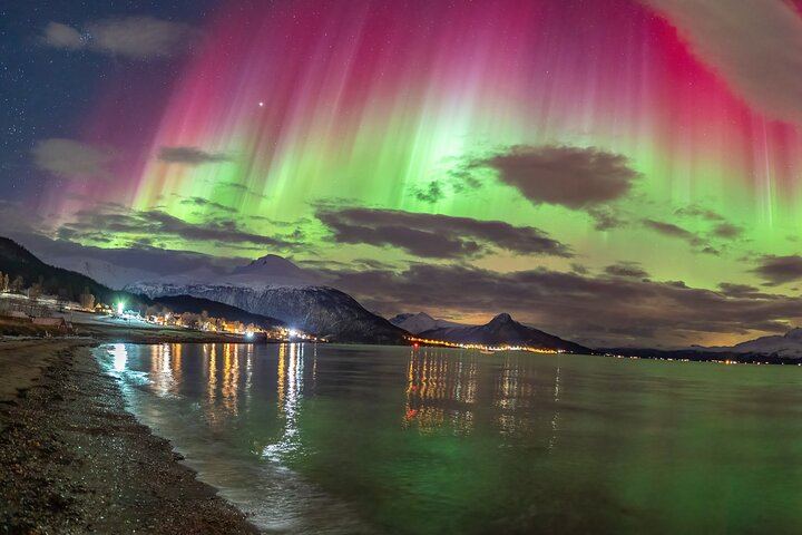 Minibus-Tour zur Beobachtung des Nordlichts in Tromsø, inklusive Skycam, Toilette, Verpflegung und Fotos (3/12)