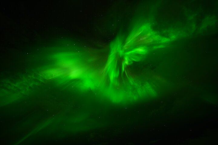 Chasse aux aurores en minibus au départ de Reykjavik, avec couvertures, chocolat chaud et photos gratuites (5/12)