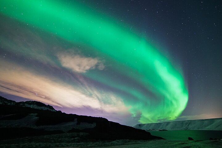 Chasse aux aurores en minibus au départ de Reykjavik, avec couvertures, chocolat chaud et photos gratuites (11/12)